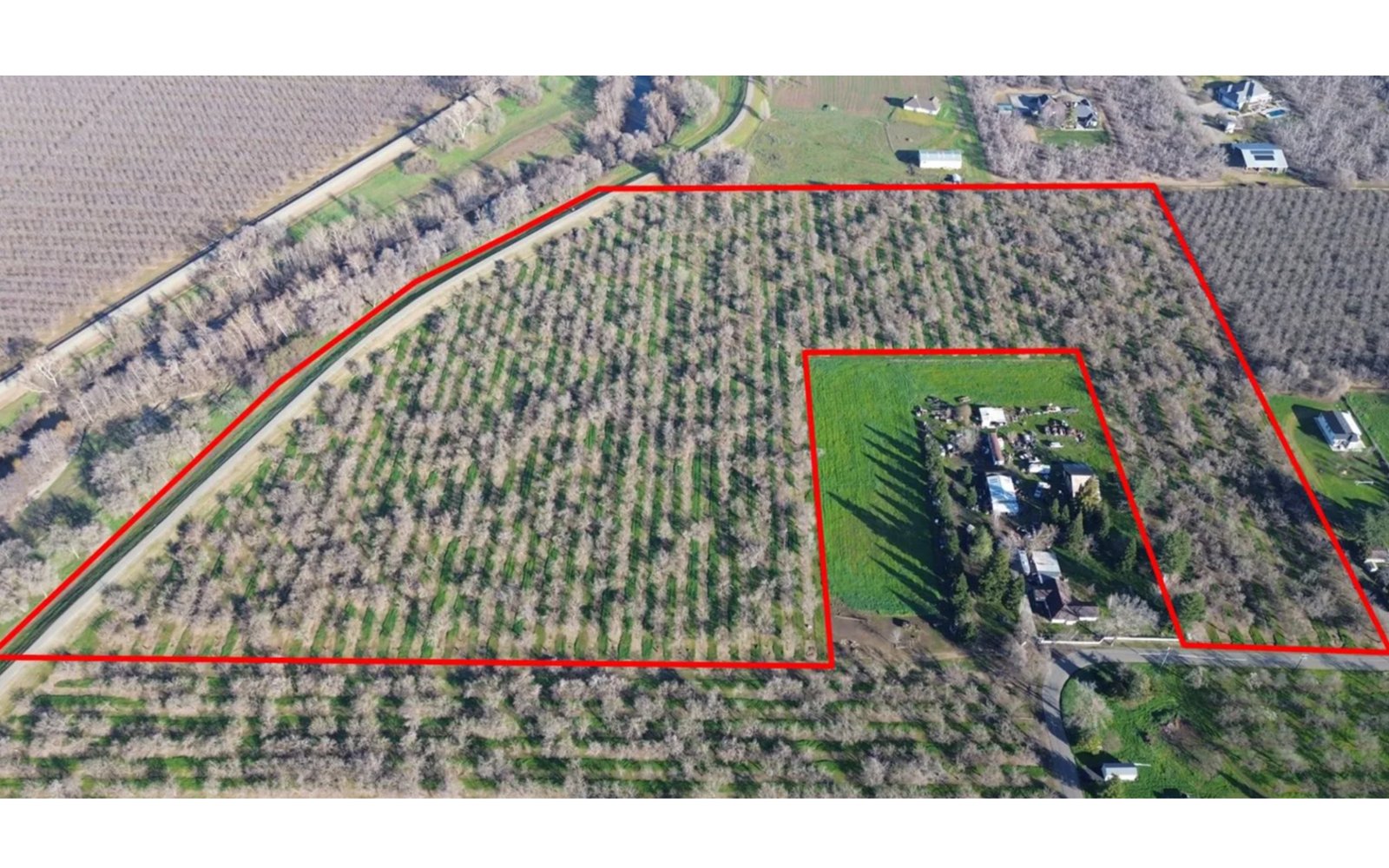±27 Acres of Almonds along Butte Creek (Durham, CA)
